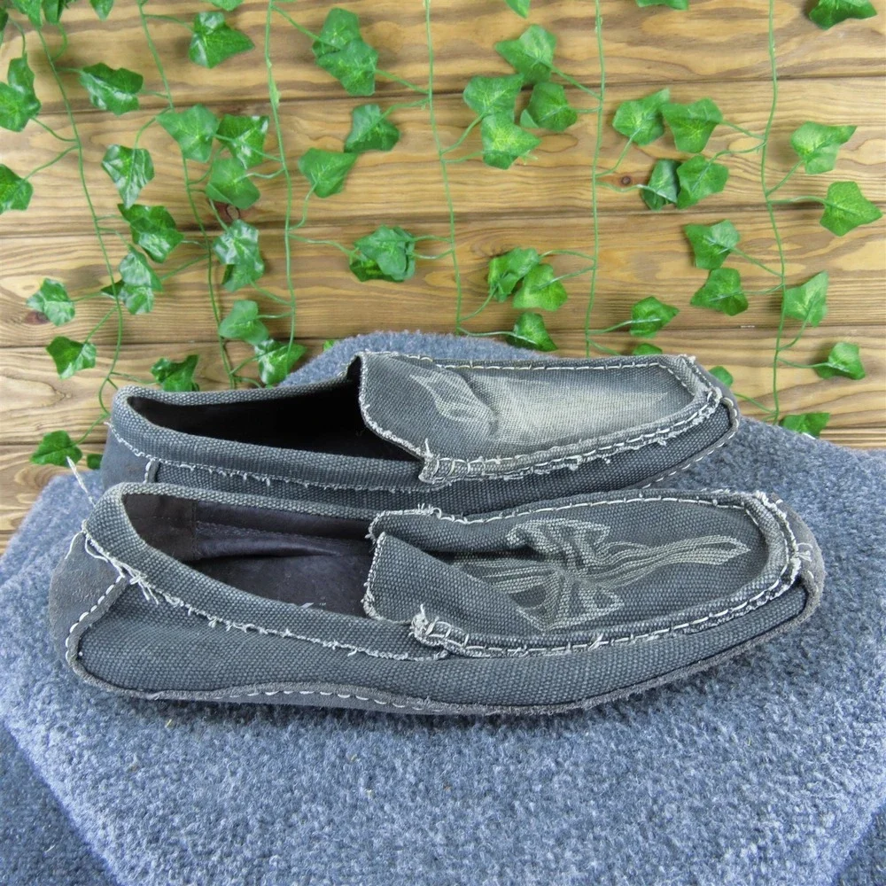 Helix‎ Men Hepredator Driving Moccasin Gray Textile 11.5 Medium Gently Used 2025